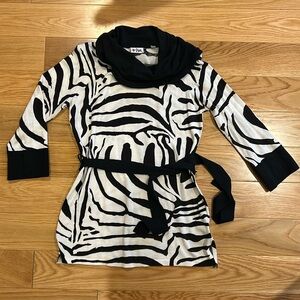 Vera 3/4 Sleeve Cotton-Cashmere Cowl-neck Sweater